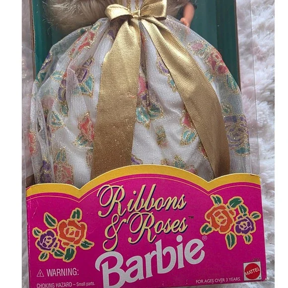 Vintage 1994 Ribbons and Roses Barbie Sears Special Edition Mattel 13911 NIB - Picture 2 of 7